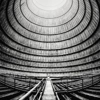 Eye of the cooling tower